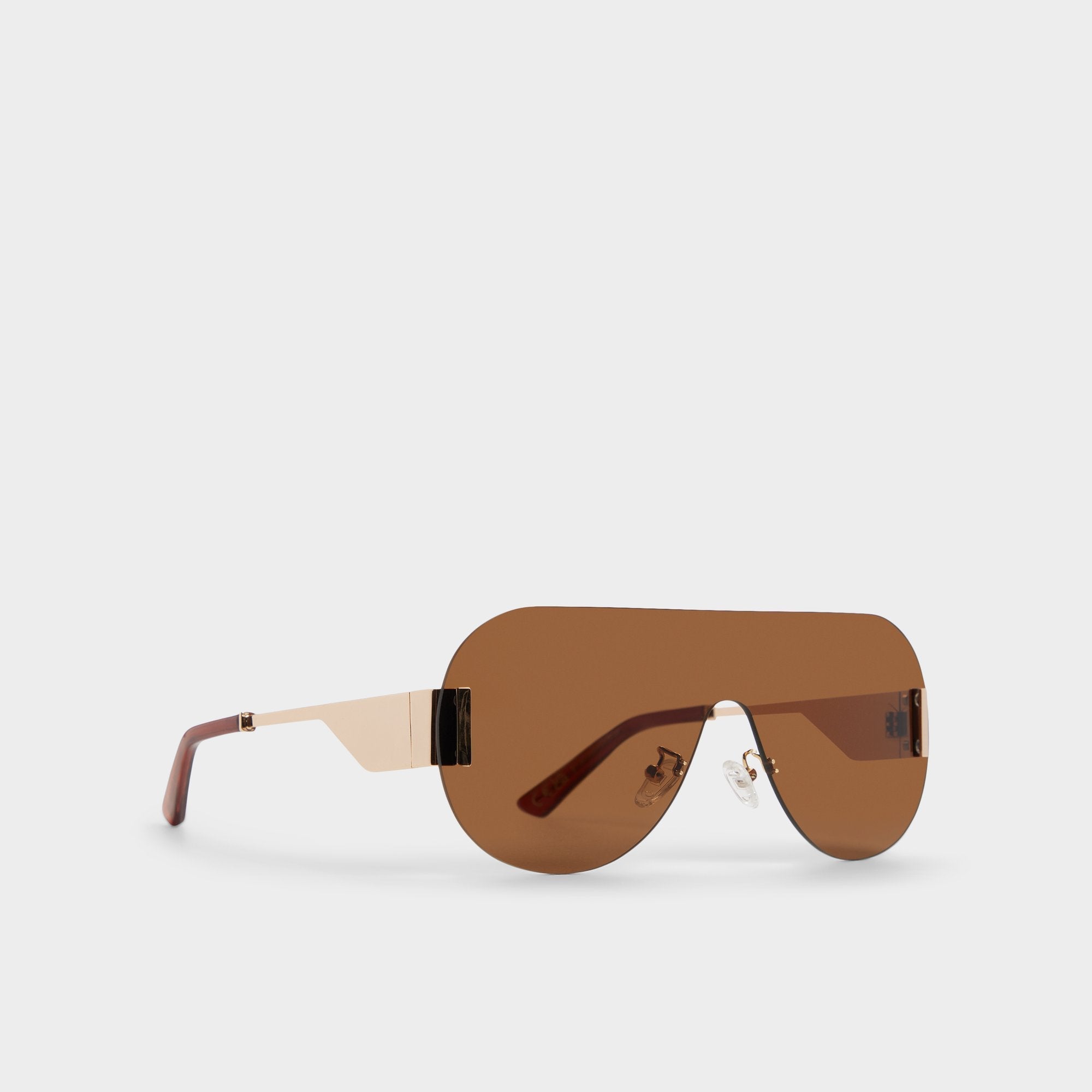 Aldo Agrocan Brown Women's Shield - Shield sunglasses Brown