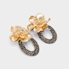 Aldo Florabella in Grey - Chandelier earrings Grey