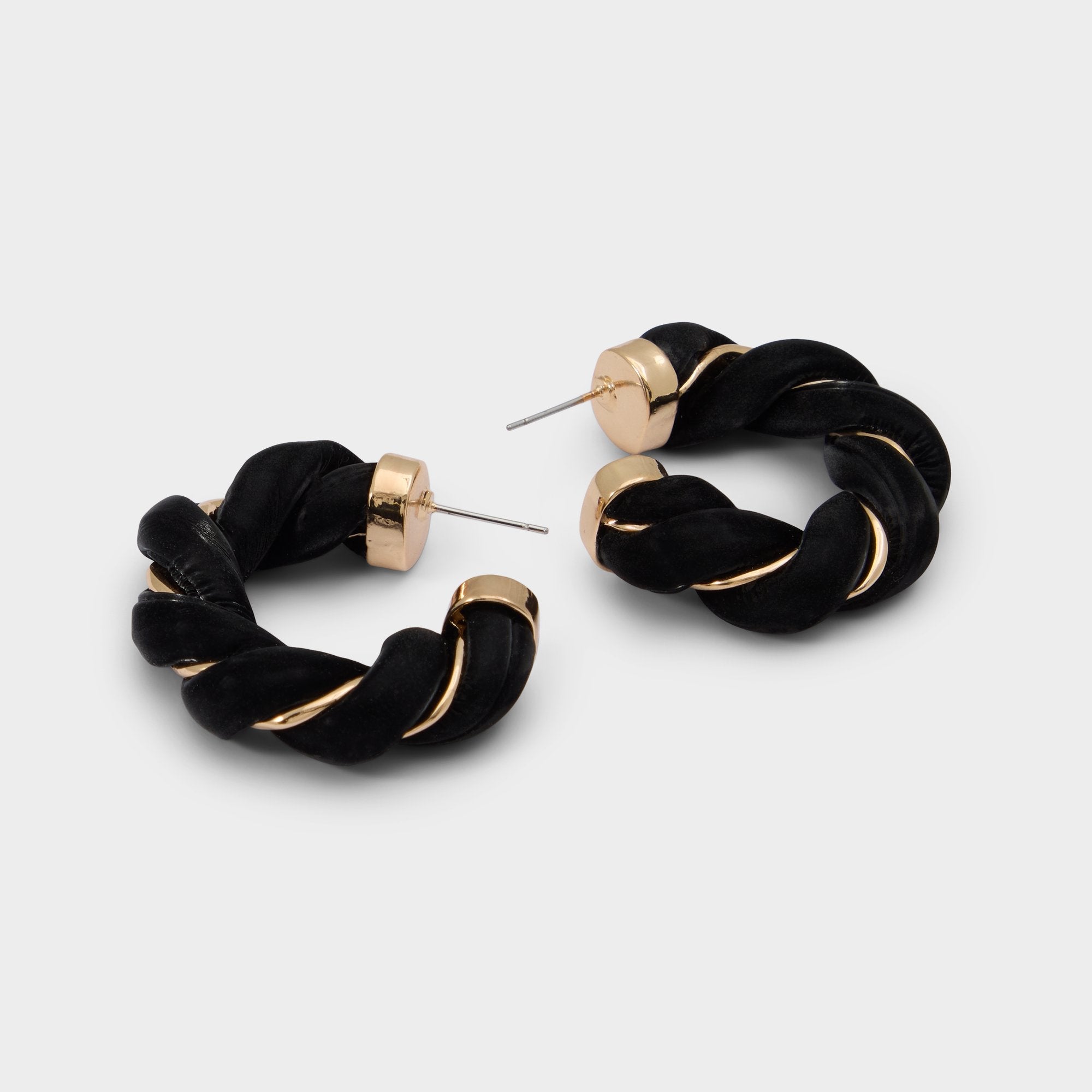 Aldo Twists in Black Gold Multi - Hoop earrings Black/gold multi
