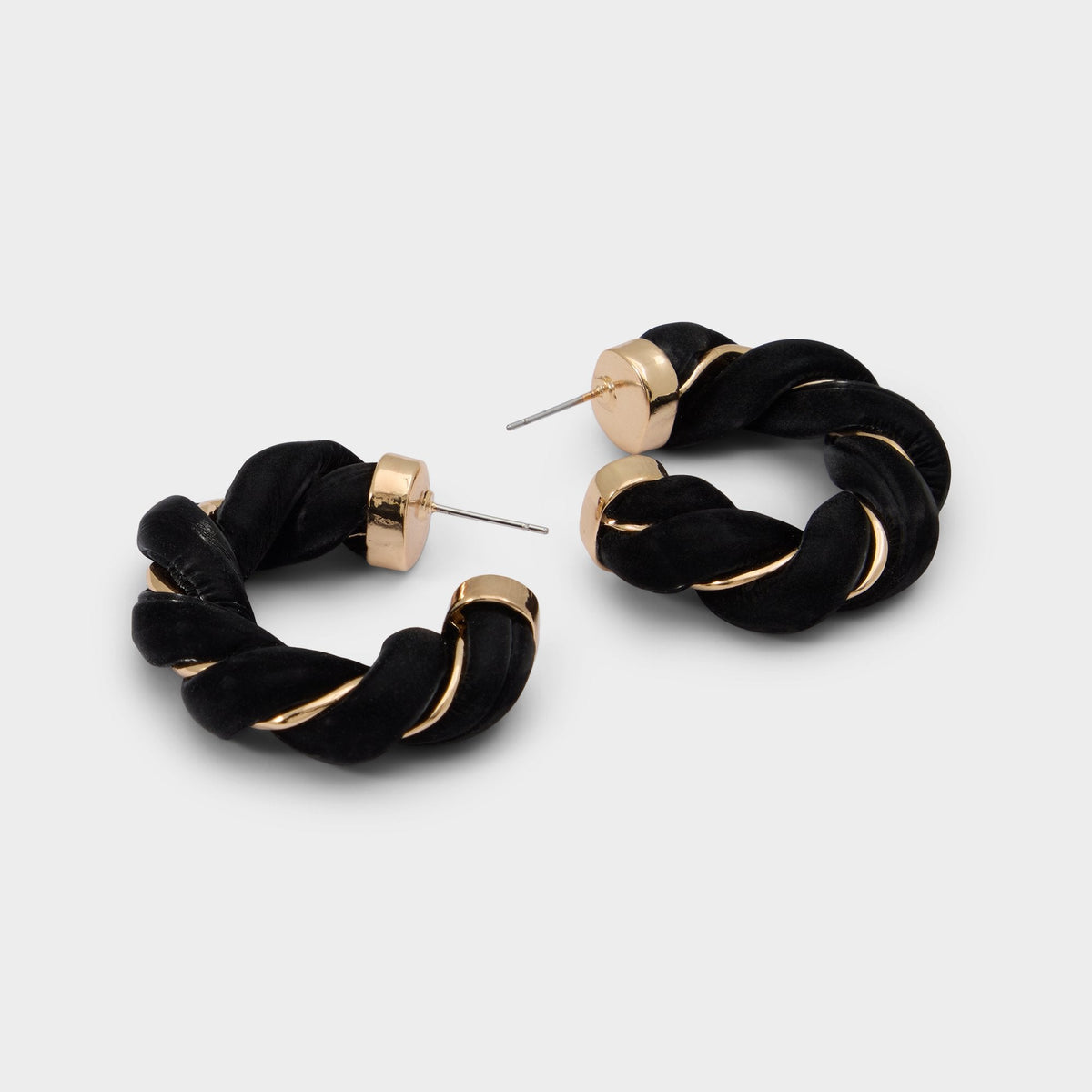 Aldo Twists in Black Gold Multi - Hoop earrings Black/gold multi