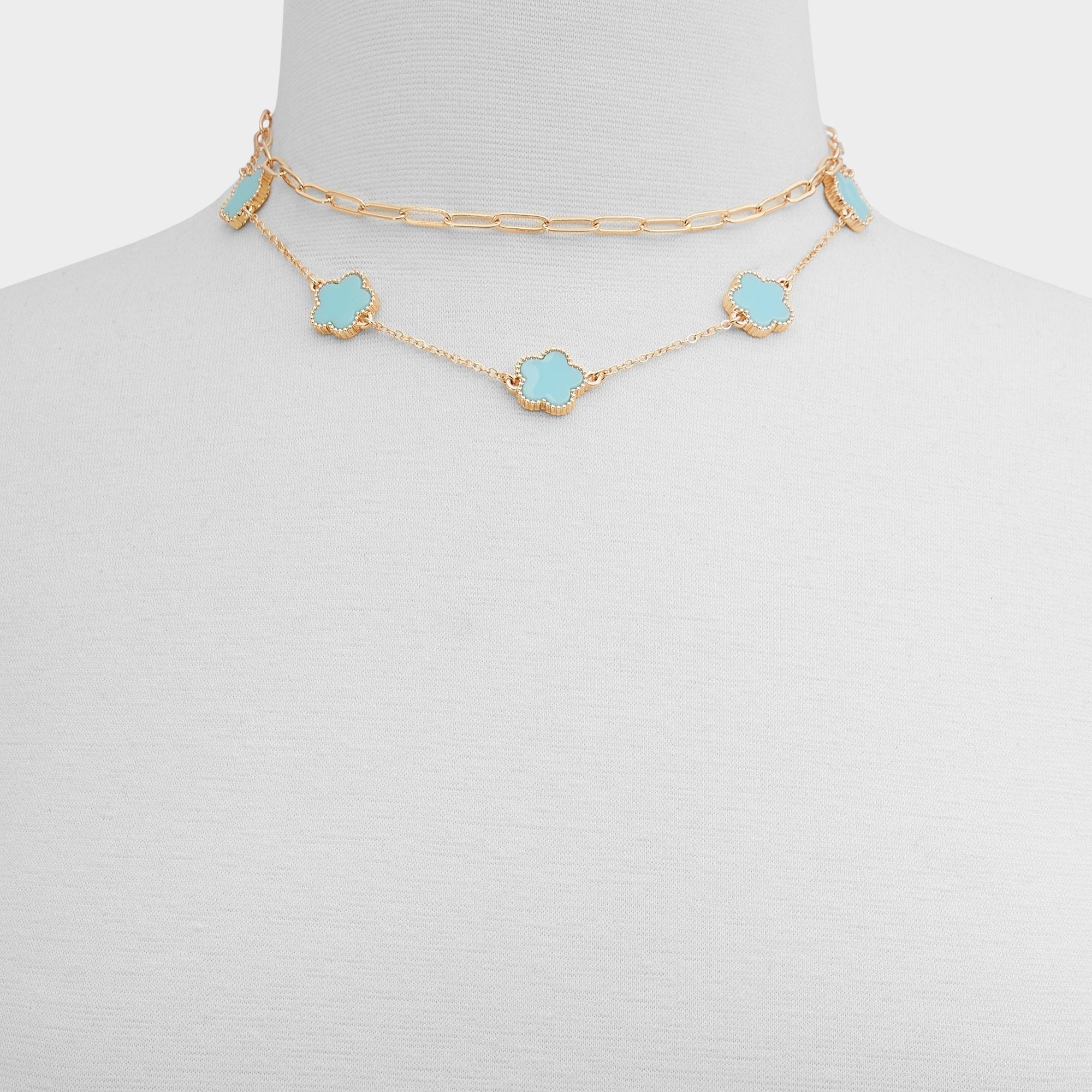 Aldo Feelinblue Turquoise Women's Necklaces - Layered necklace Turquoise