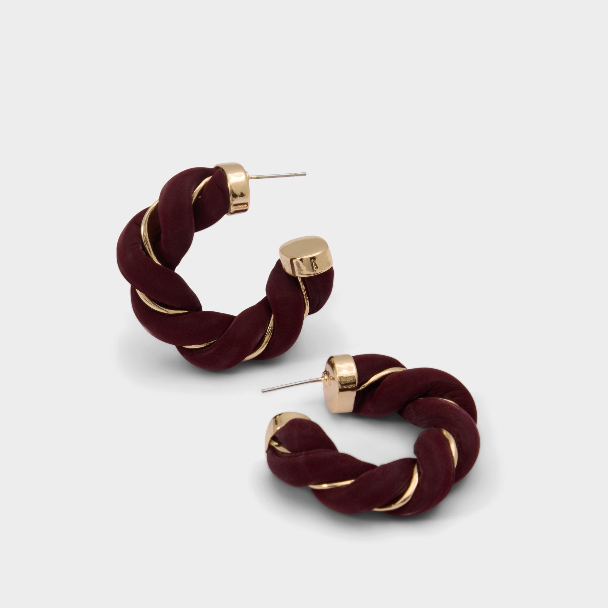 Aldo Twists in Bordo - Hoop earrings Bordo