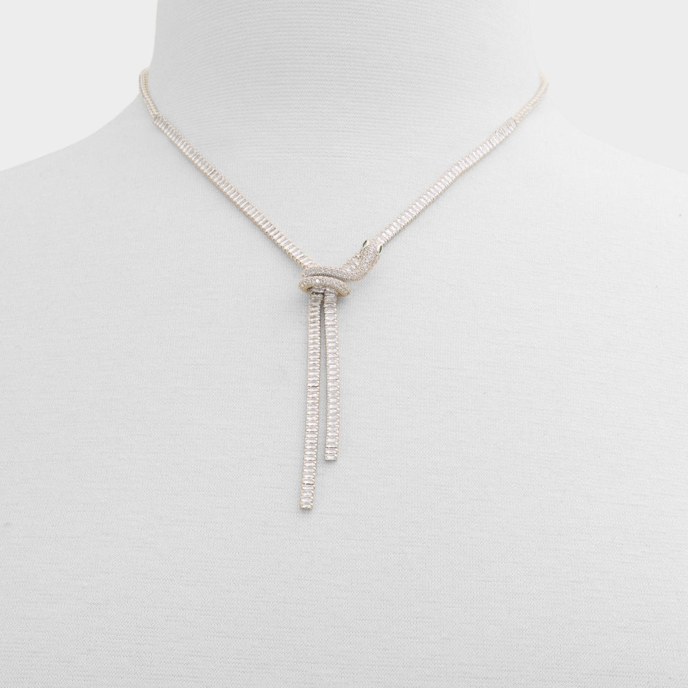 Aldo Venomarra in Silver Clear Multi - Statement necklace Silver/clear multi