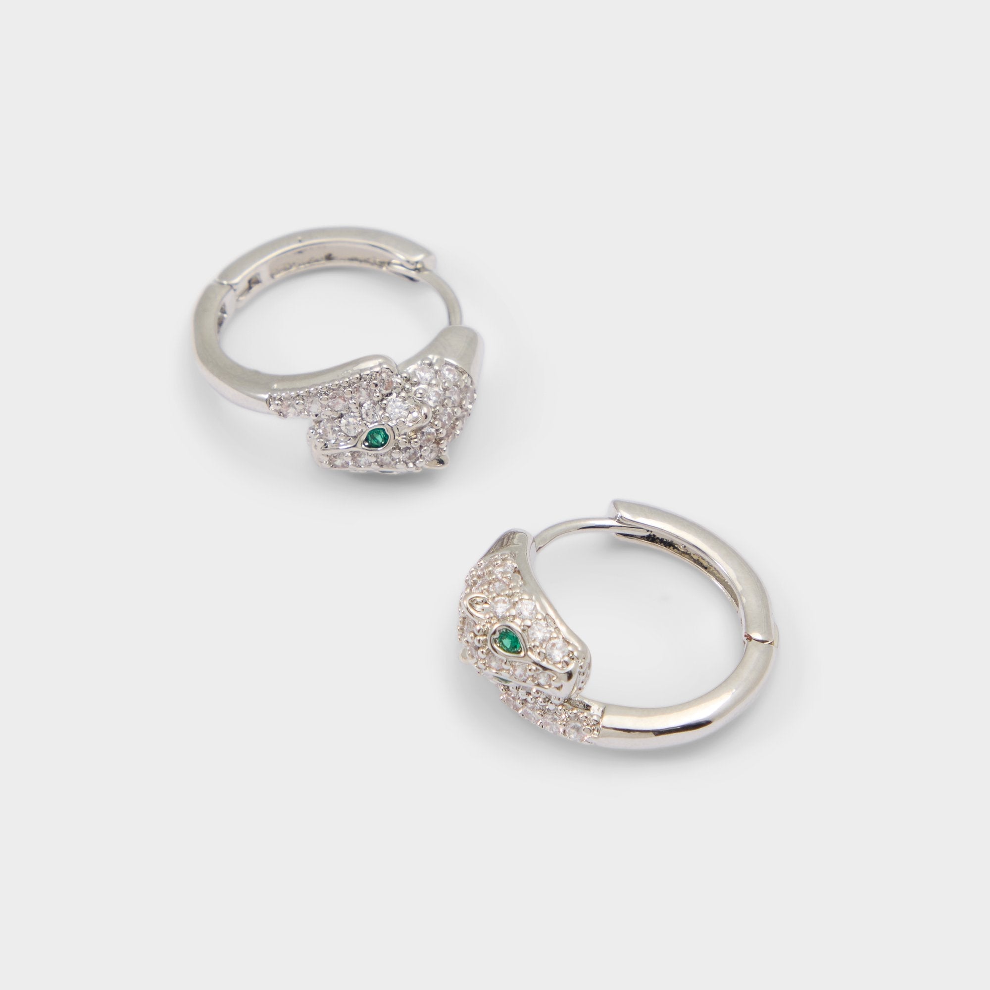 Aldo Feraluxe in Silver Clear Multi - Hoop earrings Silver/clear multi