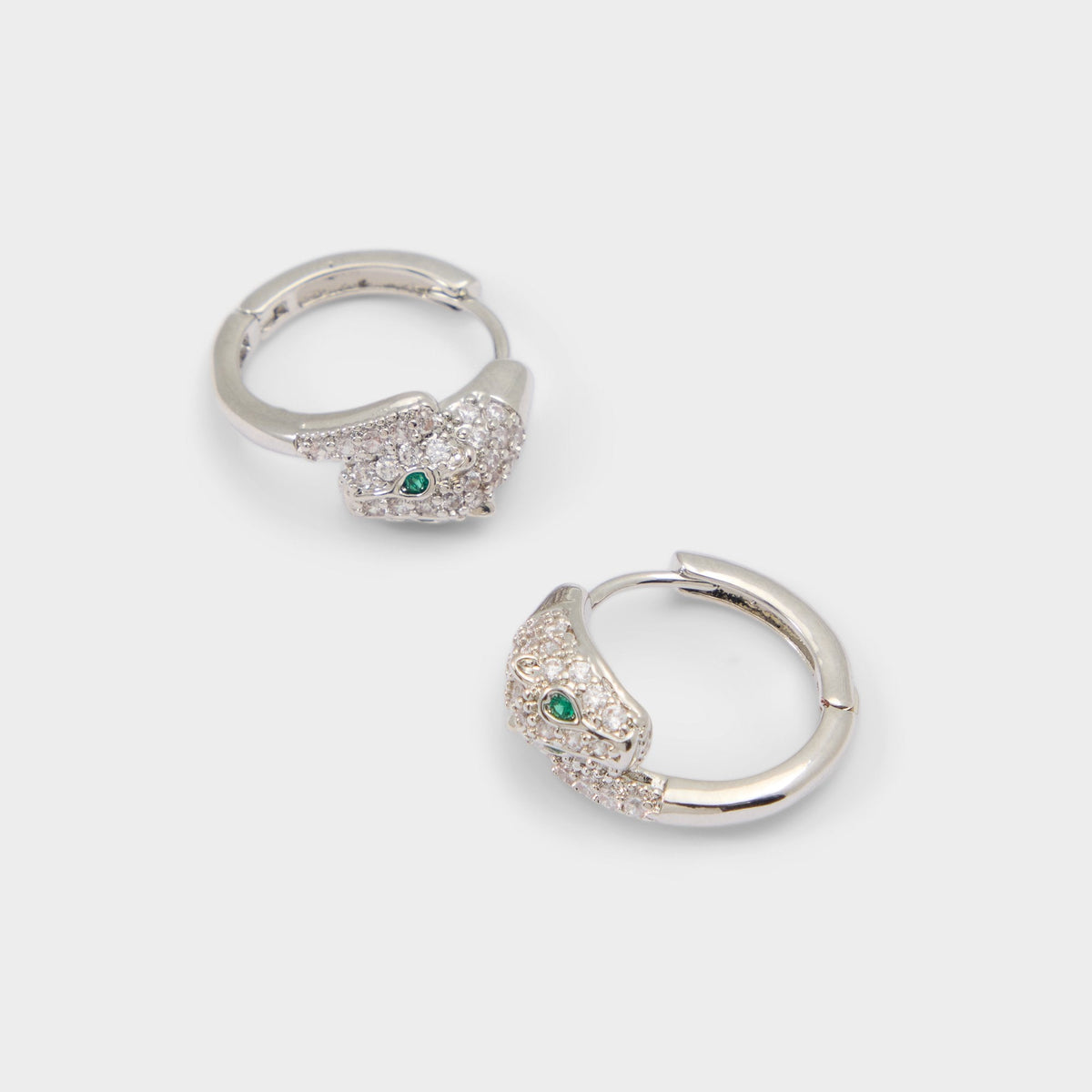 Aldo Feraluxe in Silver Clear Multi - Hoop earrings Silver/clear multi