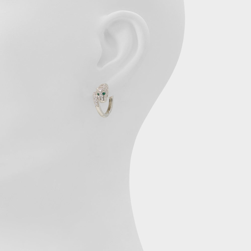 Aldo Feraluxe in Silver Clear Multi - Hoop earrings Silver/clear multi