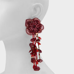 Aldo Bloomorra in Bordo - Statement earrings Bordo