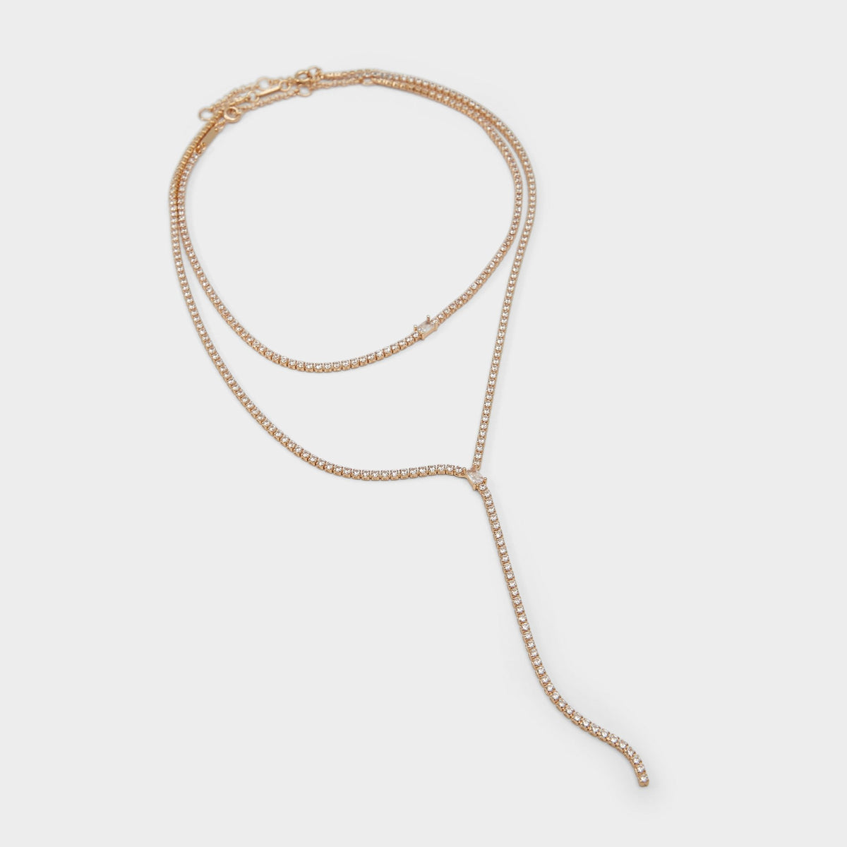 Aldo Alata Gold/Clear Multi Women's Cubic Zirconia - Necklace Gold/Clear Multi