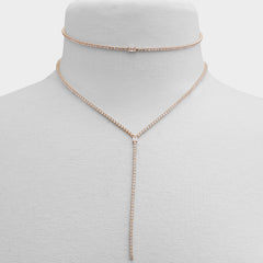 Aldo Alata Gold/Clear Multi Women's Cubic Zirconia - Necklace Gold/Clear Multi