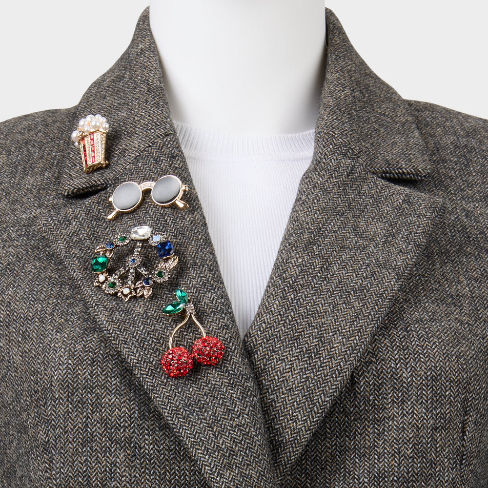 Aldo Chillvibes in Red - Decorative brooch Red