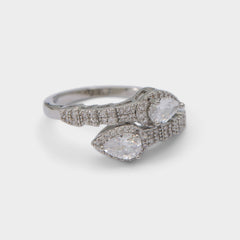 Aldo Neillie in Silver Clear Multi - Ring Silver/Clear Multi