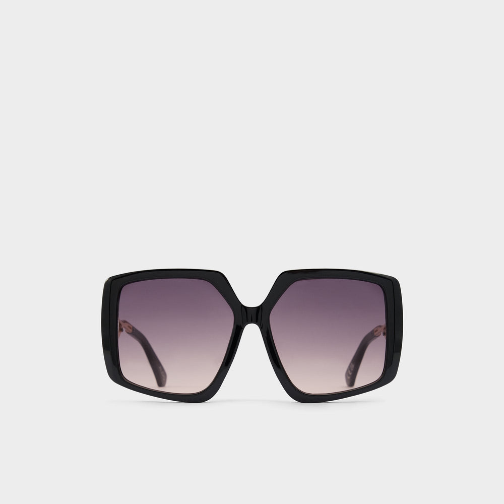 Aldo Asya Black/Gold Multi Women's Square - Square sunglasses Black/Gold Multi