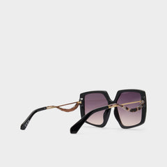 Aldo Asya Black/Gold Multi Women's Square - Square sunglasses Black/Gold Multi