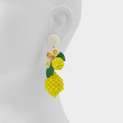 Aldo Limonatta Medium Yellow Women's Earrings - Chandelier earrings Medium Yellow