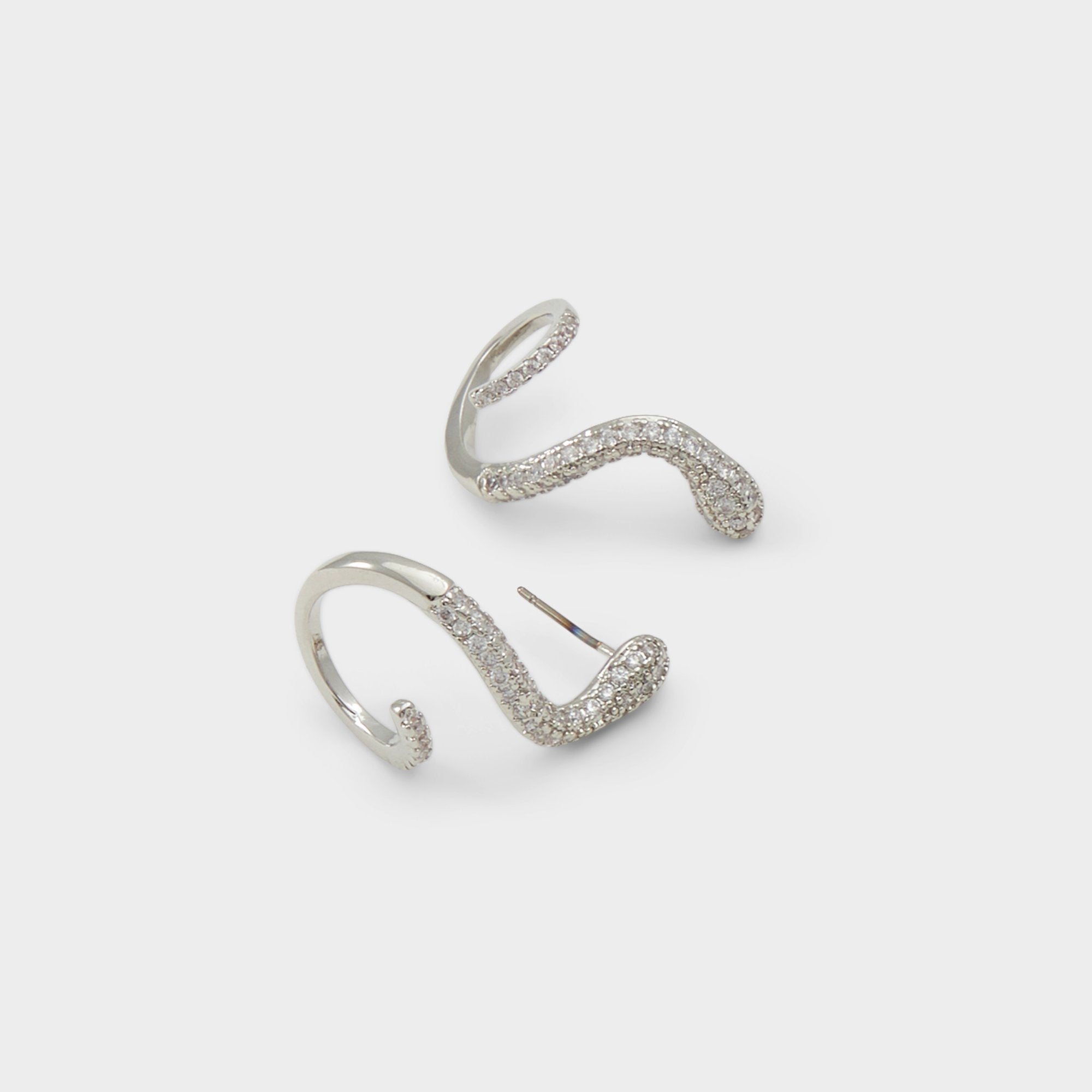 Aldo Popeye Silver/Clear Multi Women's Earrings - Earrings Silver/Clear Multi