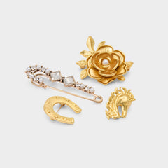 Aldo Wildatheart in Gold - Decorative brooch Gold