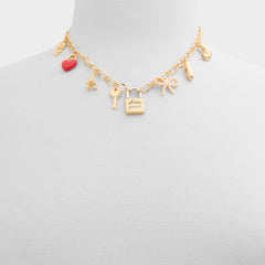 Aldo Ponddamours Red Women's Necklaces - Charm necklace Red