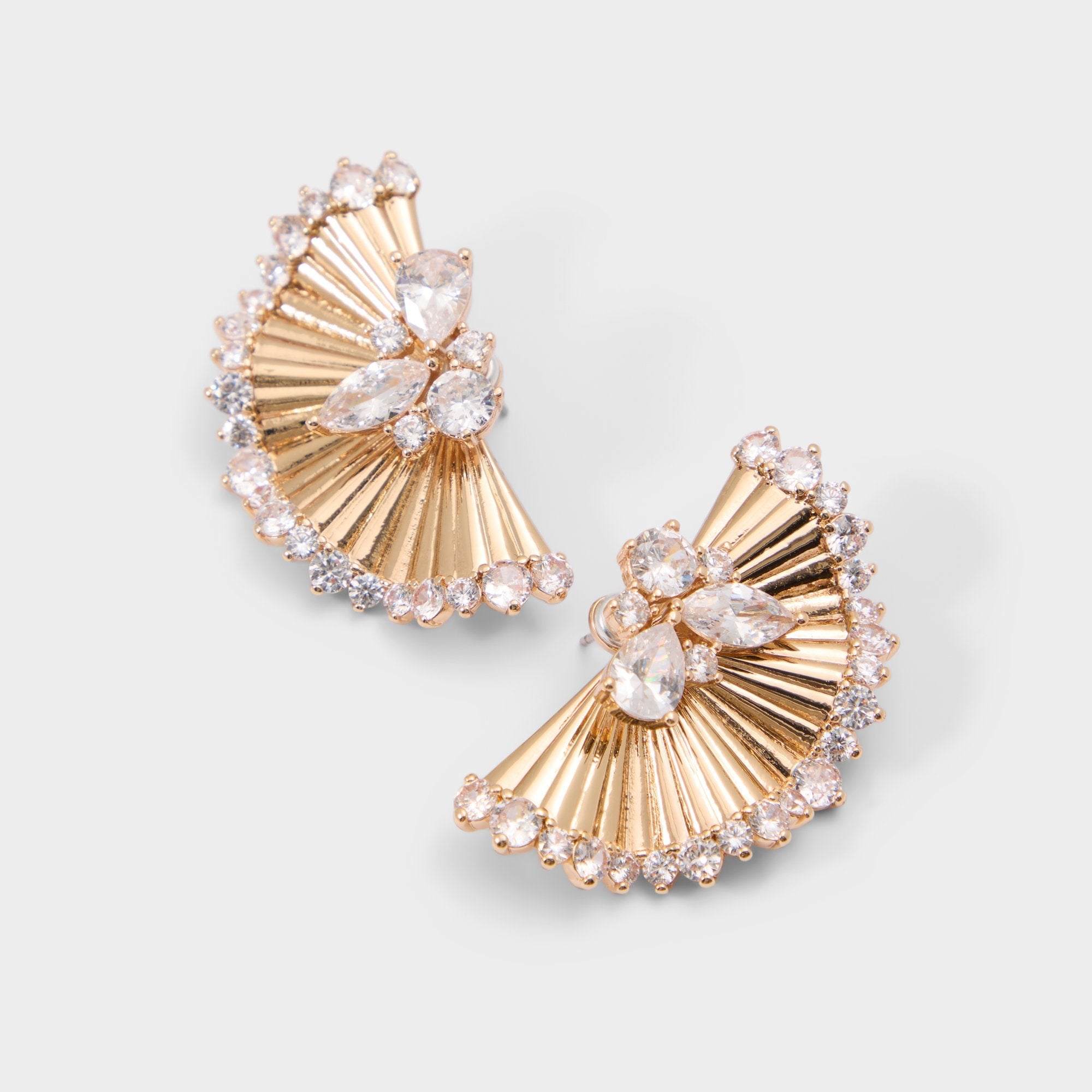 Aldo Fariaria in Gold Clear Multi - Earrings Gold/clear multi