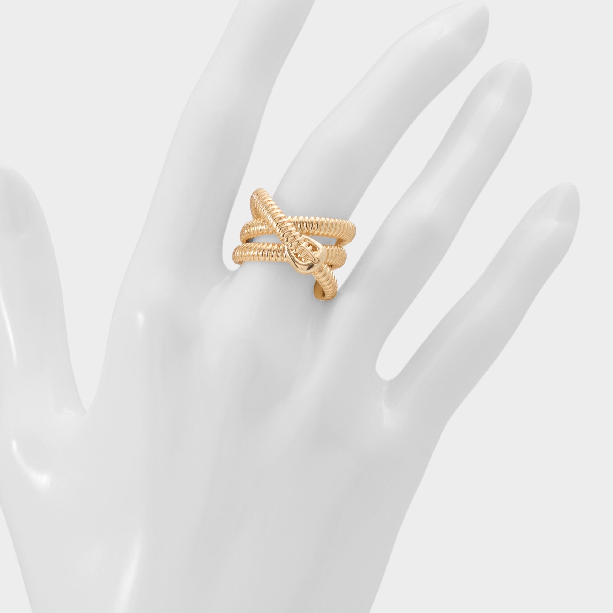 Aldo Beltura in Gold Clear Multi - Ring Gold/clear multi