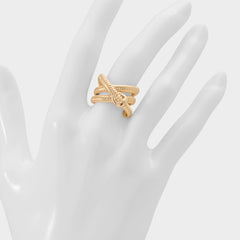 Aldo Beltura in Gold Clear Multi - Ring Gold/clear multi