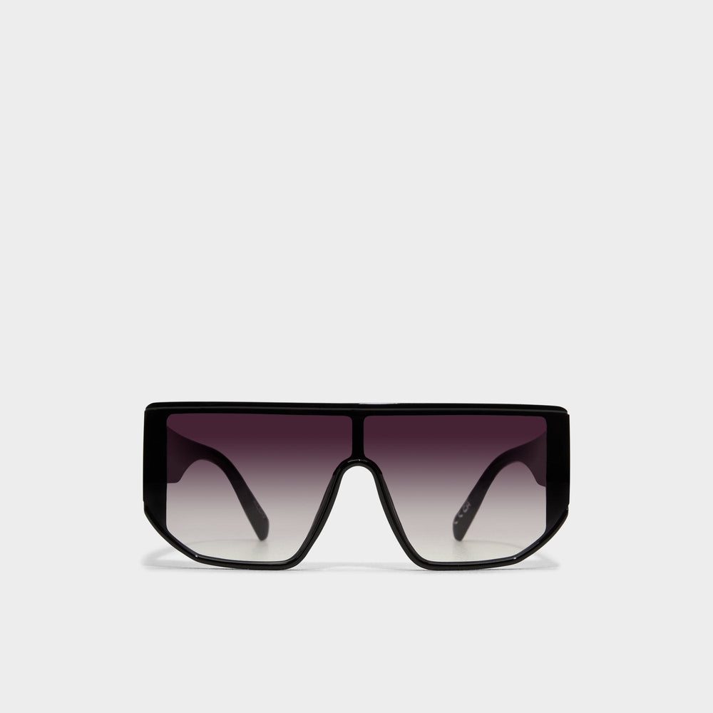 Aldo Thiedan Black/Gold Multi Women's Shield - Shield sunglasses Black/Gold Multi