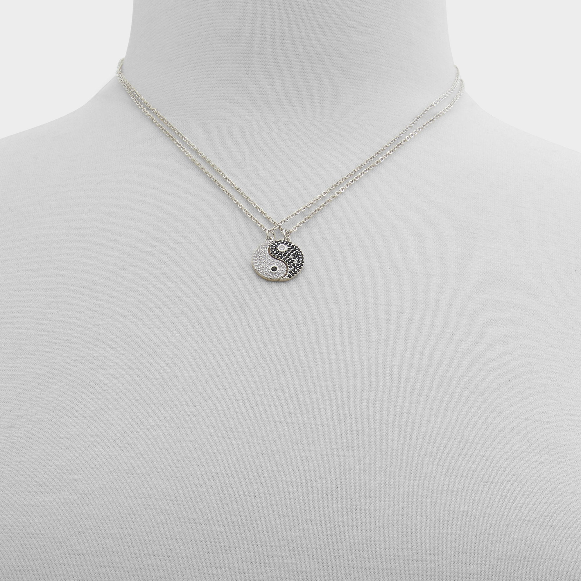 Aldo Yintomyyang Black/Silver Multi Women's Necklaces - Necklace Black/Silver Multi