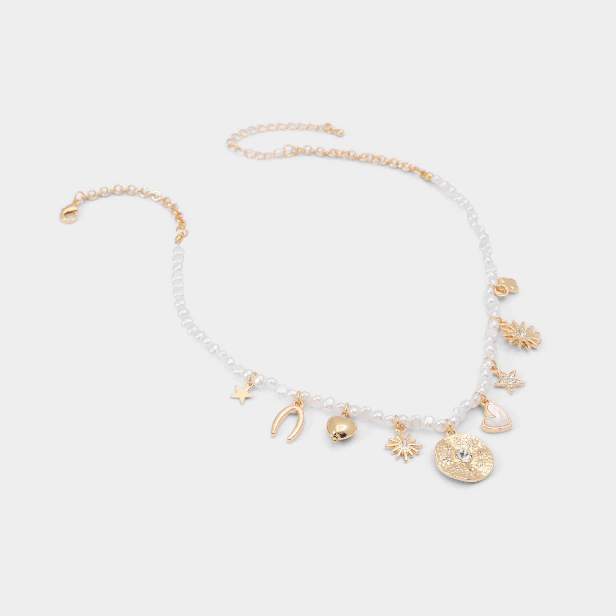 Aldo Lukaa in Ice - Charm necklace Ice