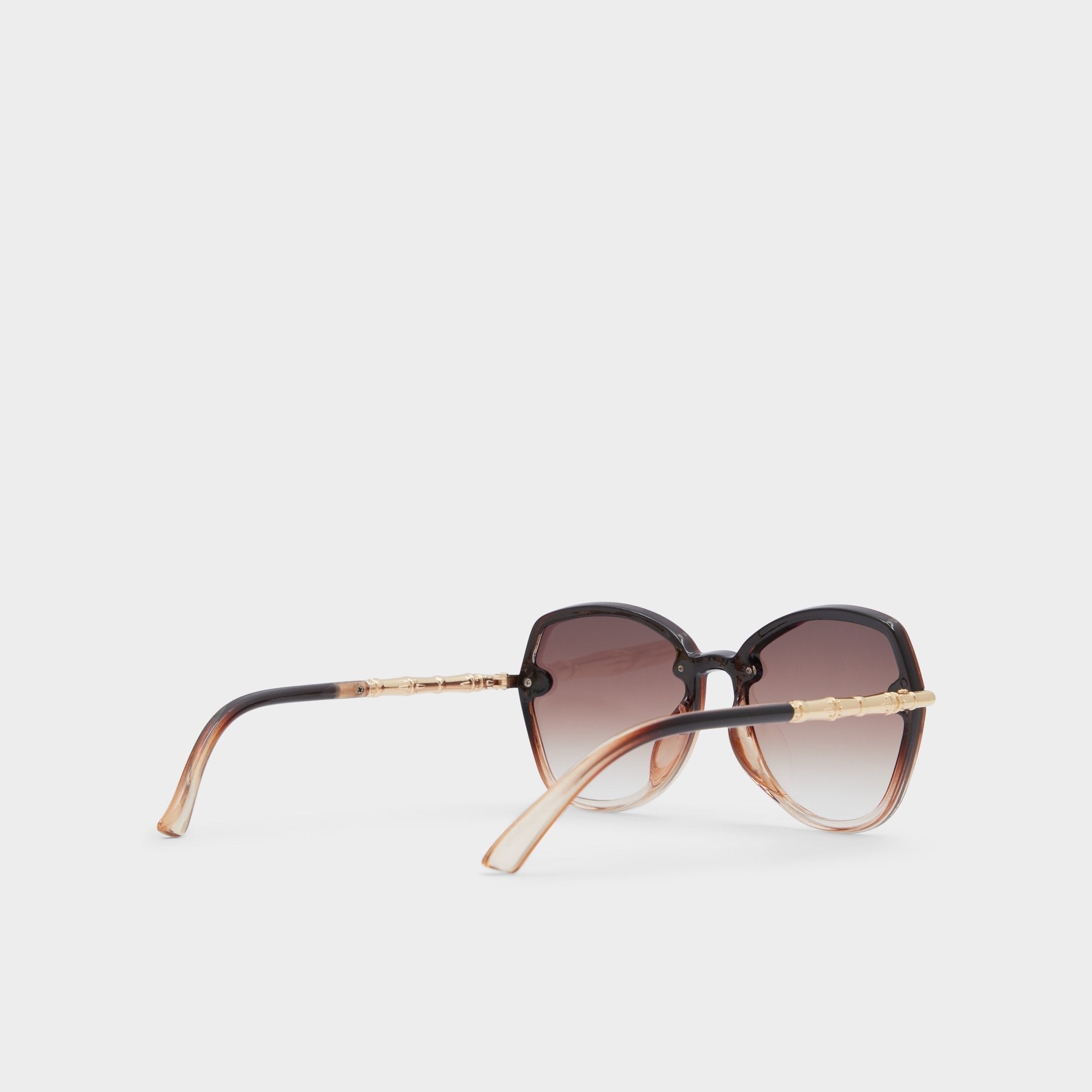 Aldo Cortegaca Brown Women's Round - Square sunglasses Brown