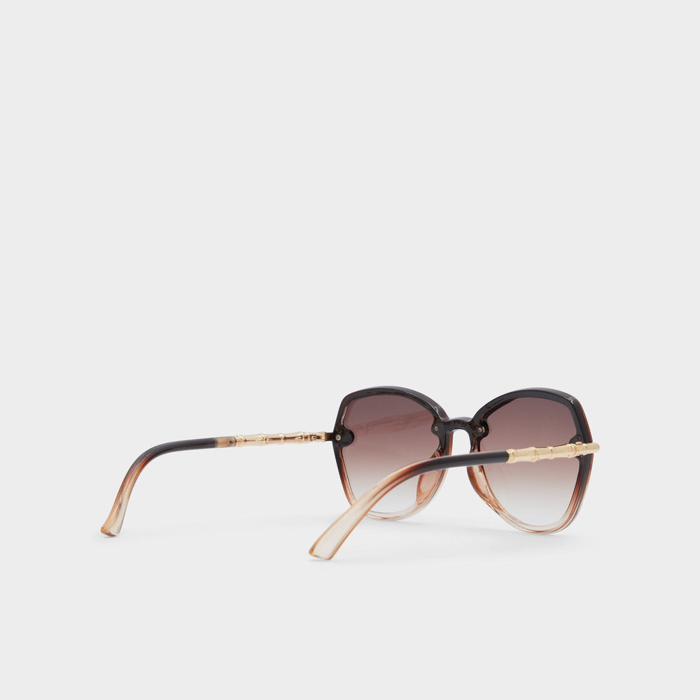 Aldo Cortegaca Brown Women's Round - Square sunglasses Brown