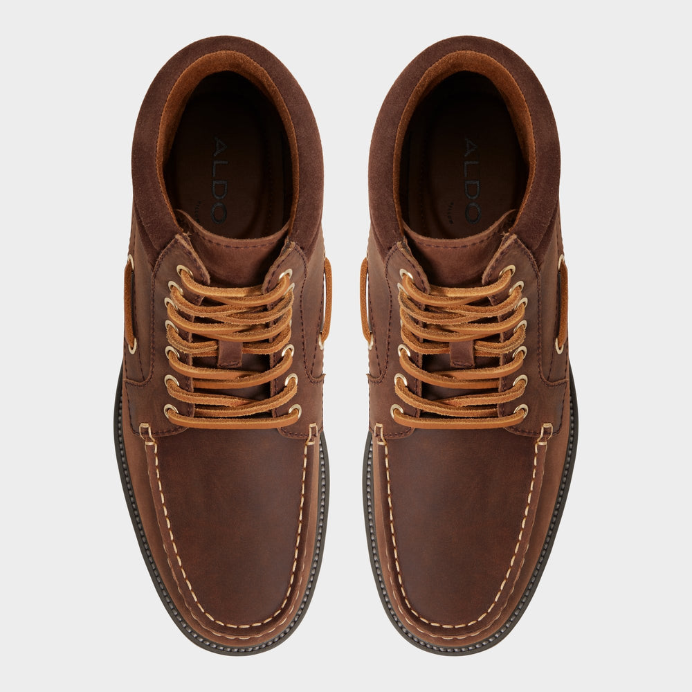 Aldo Farrell in Medium Brown - Combat boot, Lug sole Medium brown