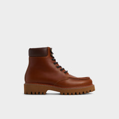 Aldo Grier in Cognac - Combat boot, Lug sole Cognac