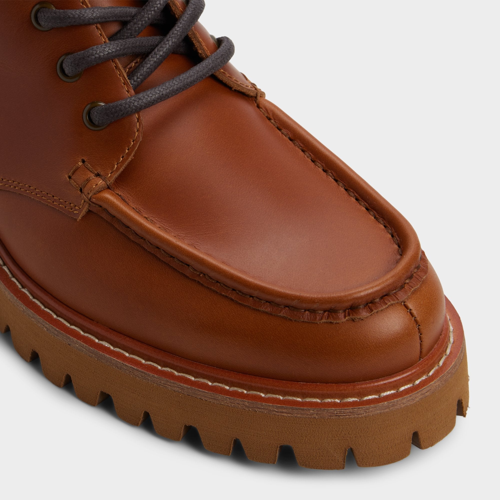 Aldo Grier in Cognac - Combat boot, Lug sole Cognac
