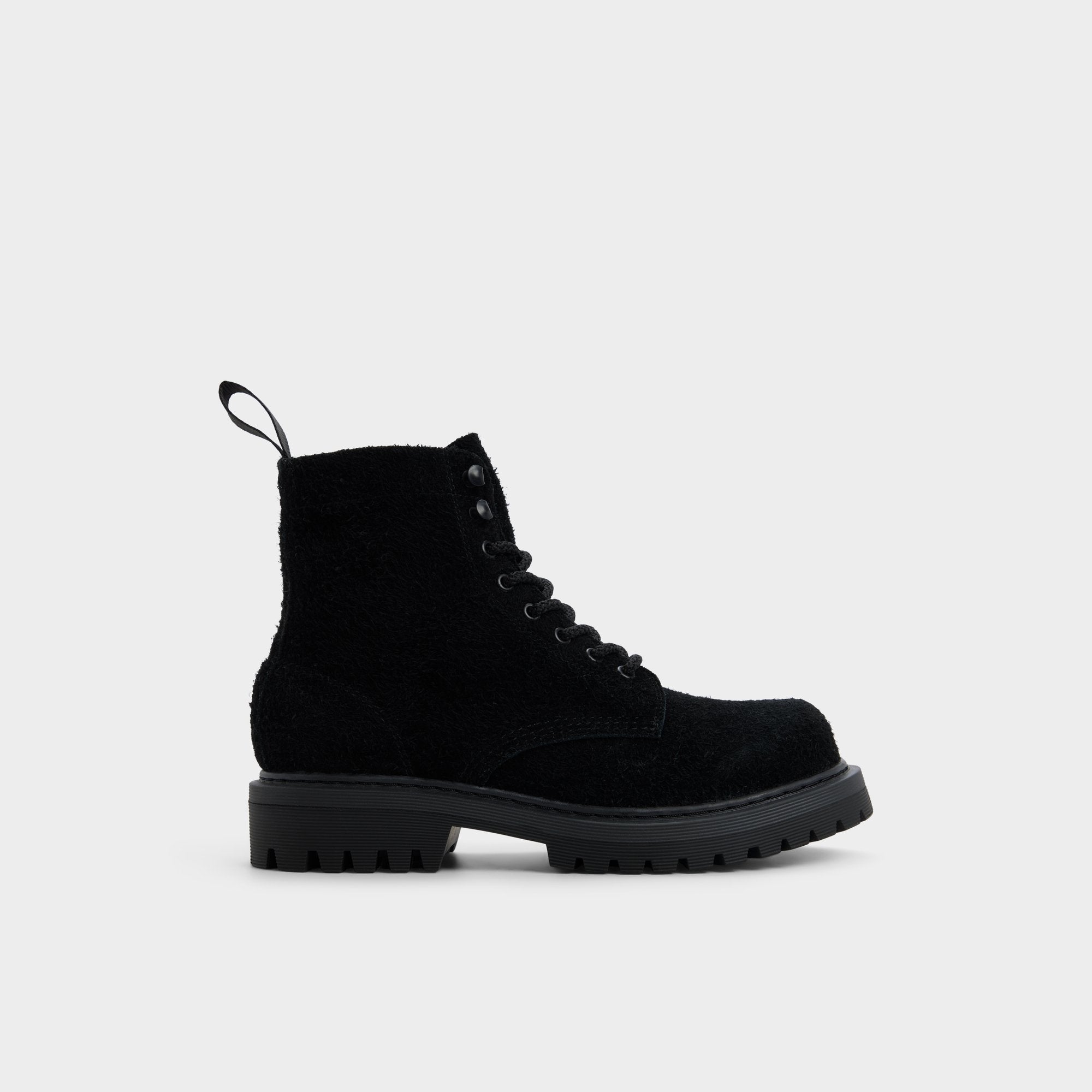Aldo Doublezero in Black - Combat boot, Lug sole Black