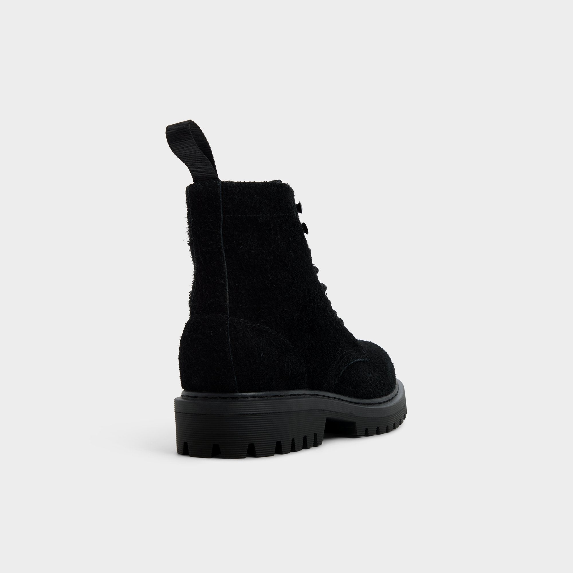 Aldo Doublezero in Black - Combat boot, Lug sole Black