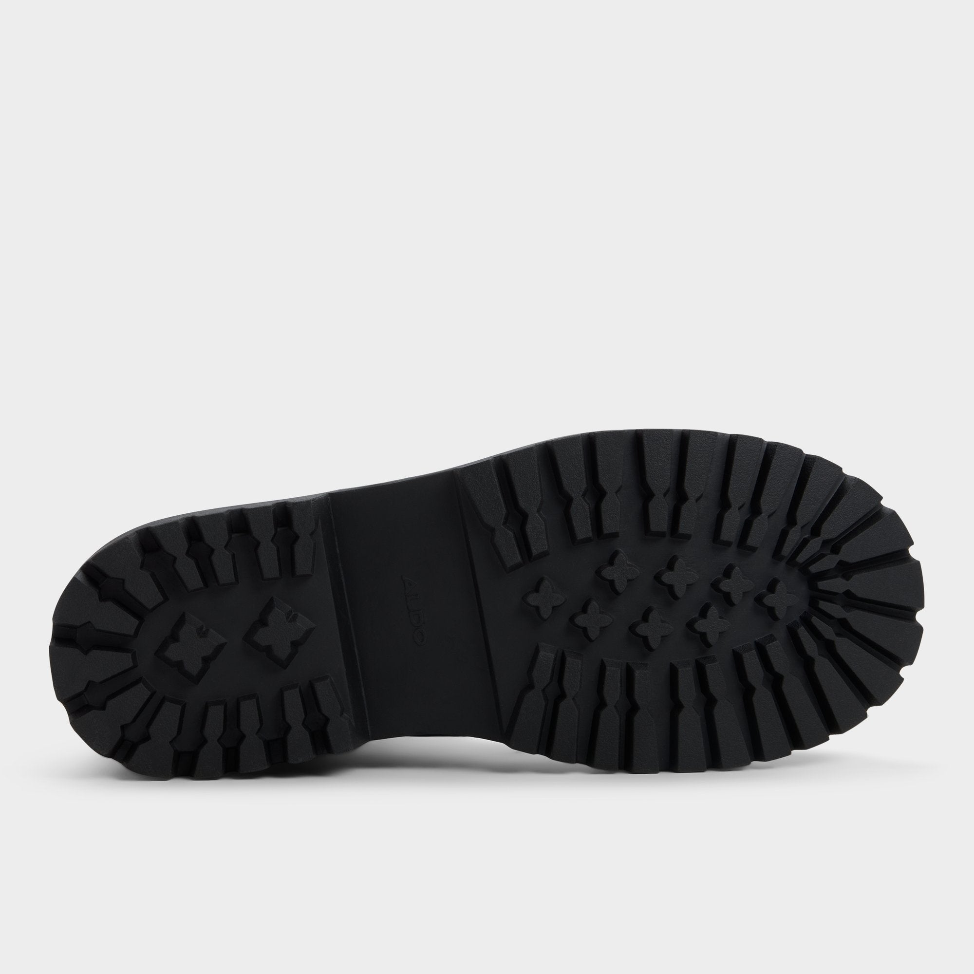 Aldo Doublezero in Black - Combat boot, Lug sole Black