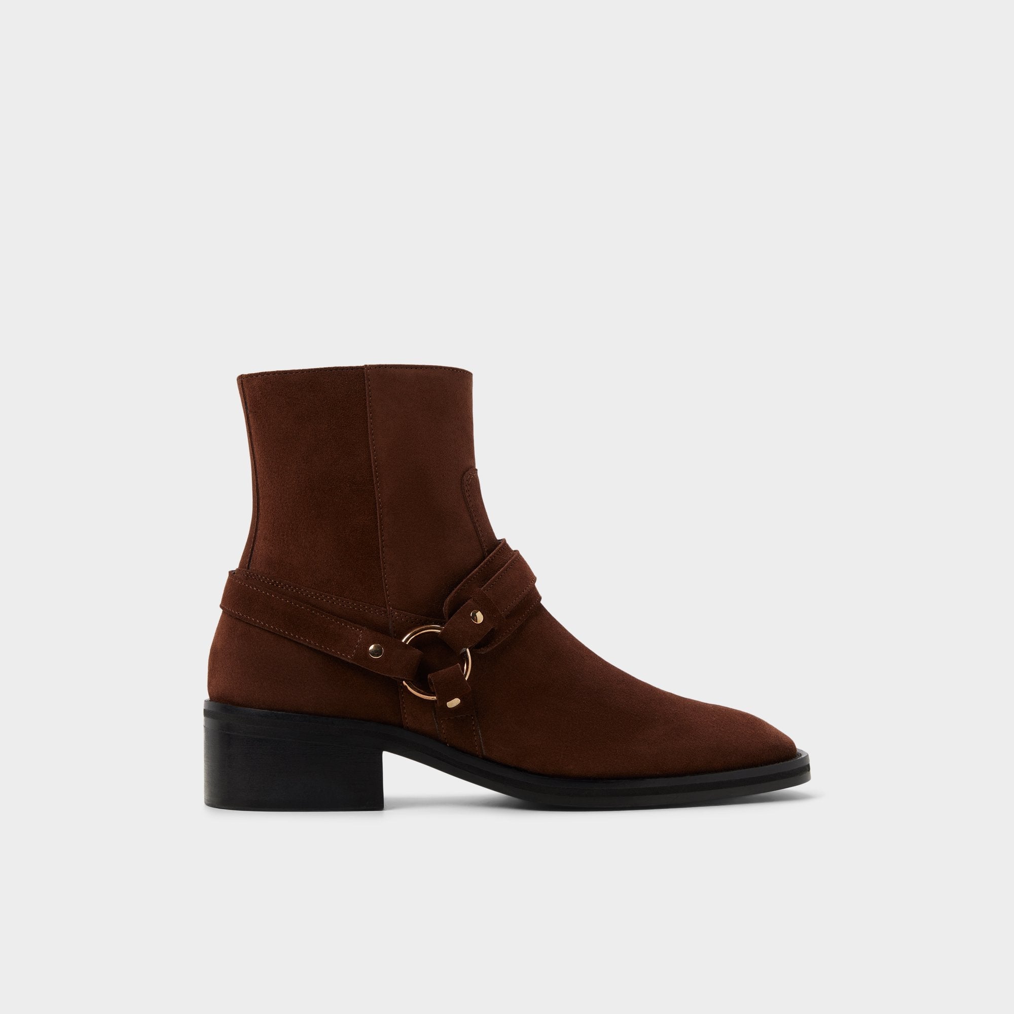 Aldo Marcos in Dark Brown - Ankle boot, Block heel Dark Brown
