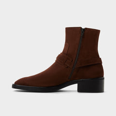 Aldo Marcos in Dark Brown - Ankle boot, Block heel Dark Brown