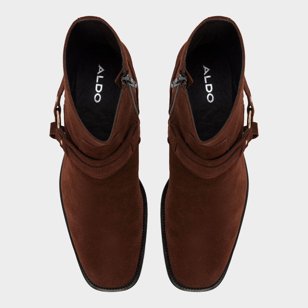 Aldo Marcos in Dark Brown - Ankle boot, Block heel Dark Brown