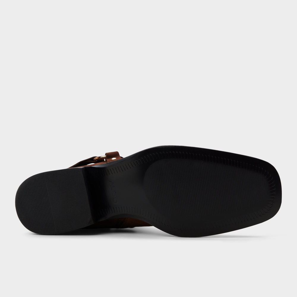 Aldo Marcos in Dark Brown - Ankle boot, Block heel Dark Brown
