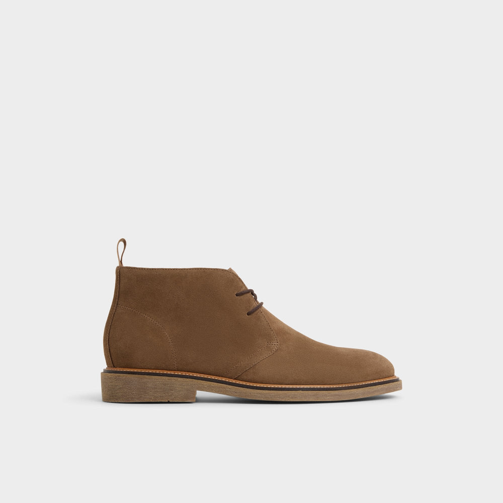 Aldo Jefrey Dark Brown Leather Suede Men's Chukka boots - Chukka boot Dark Brown