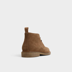 Aldo Jefrey Dark Brown Leather Suede Men's Chukka boots - Chukka boot Dark Brown