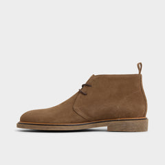 Aldo Jefrey Dark Brown Leather Suede Men's Chukka boots - Chukka boot Dark Brown