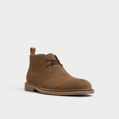Aldo Jefrey Dark Brown Leather Suede Men's Chukka boots - Chukka boot Dark Brown