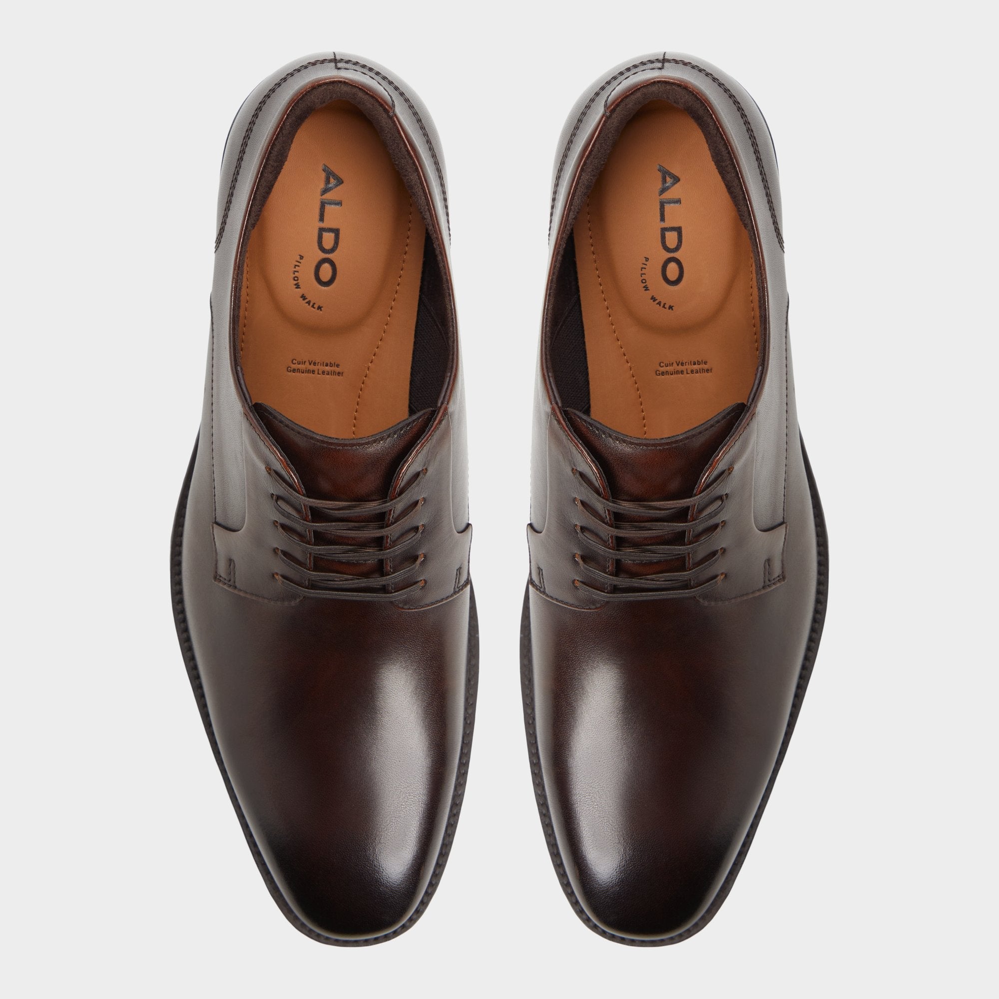 Aldo Teodoro Medium Brown Men's Dress Shoes - Derby shoe Medium brown