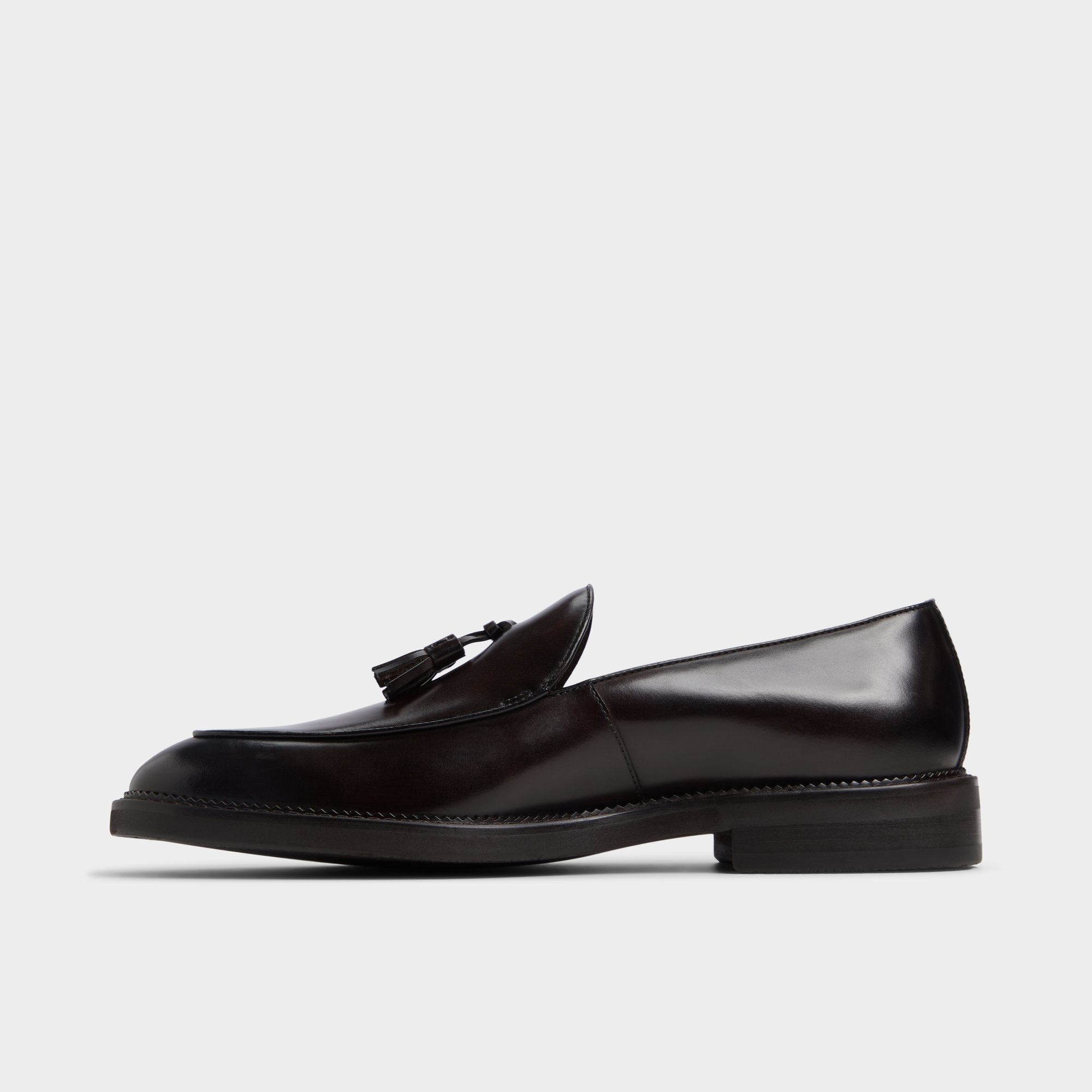 Aldo Portos Dark Brown Men's Dress Shoes - Loafer Dark brown