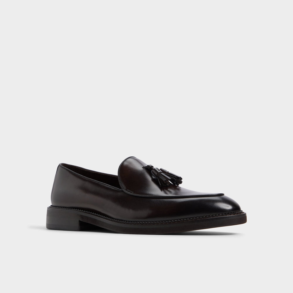 Aldo Portos Dark Brown Men's Dress Shoes - Loafer Dark brown