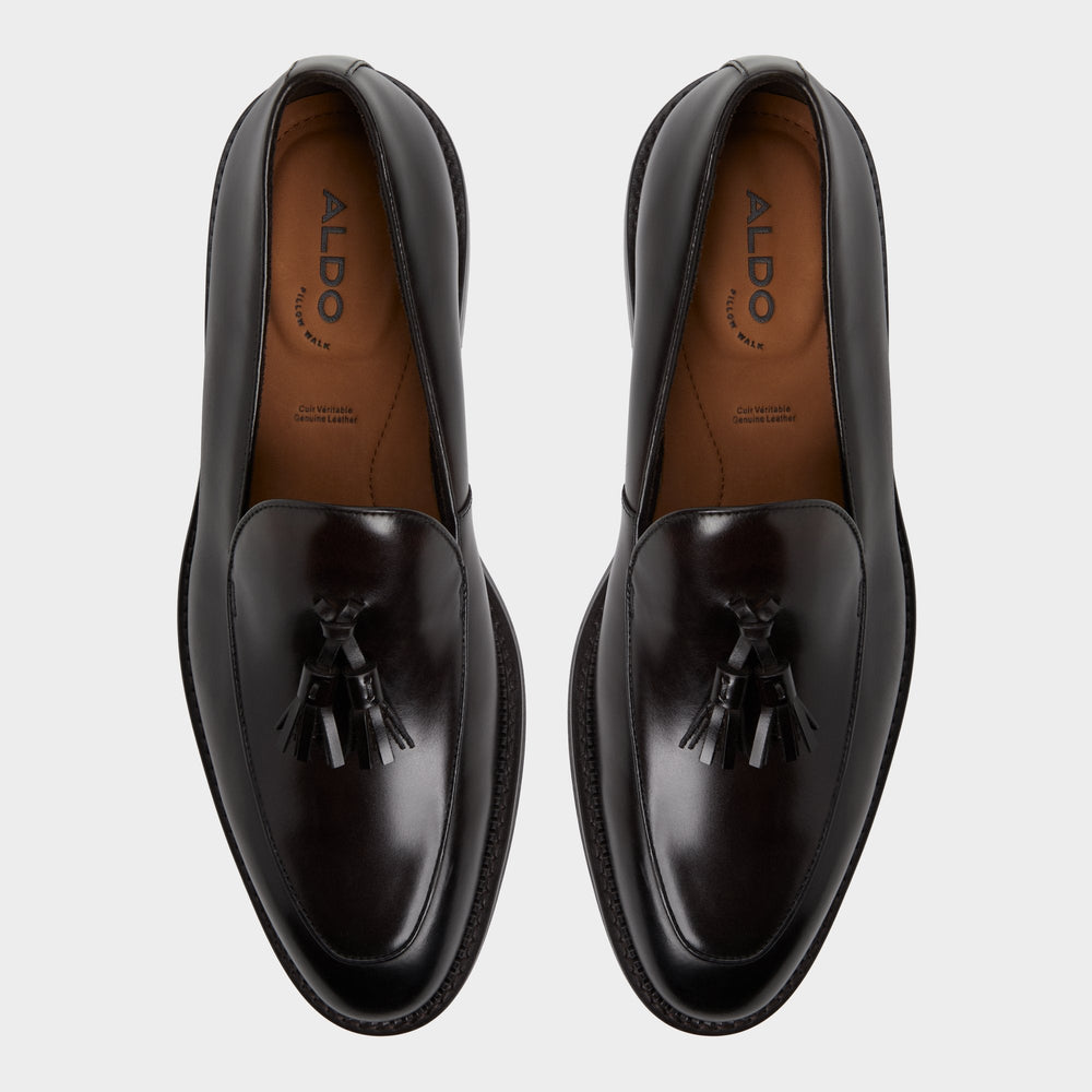 Aldo Portos Dark Brown Men's Dress Shoes - Loafer Dark brown