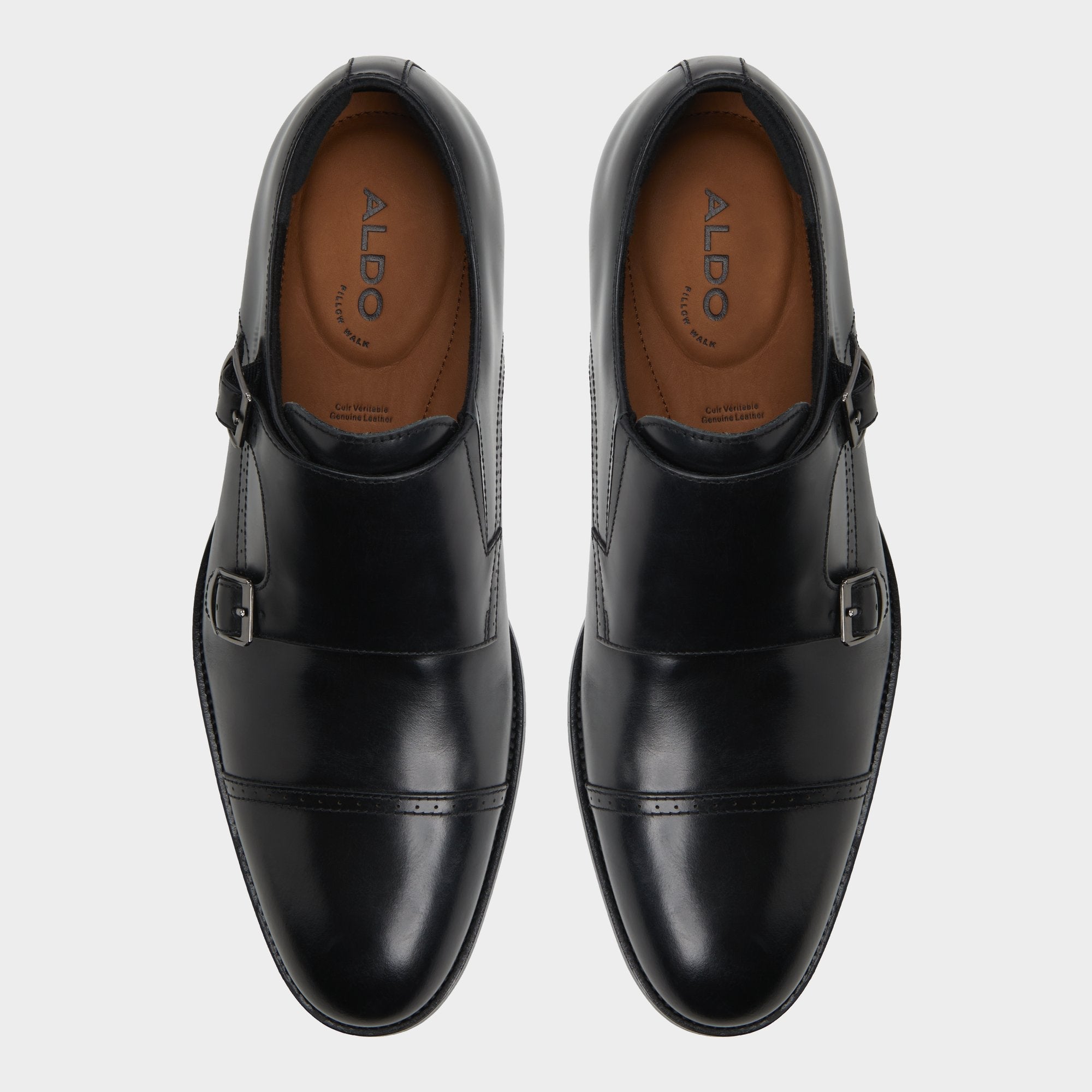 Aldo Zelasien in Black - Monkstrap loafer Black