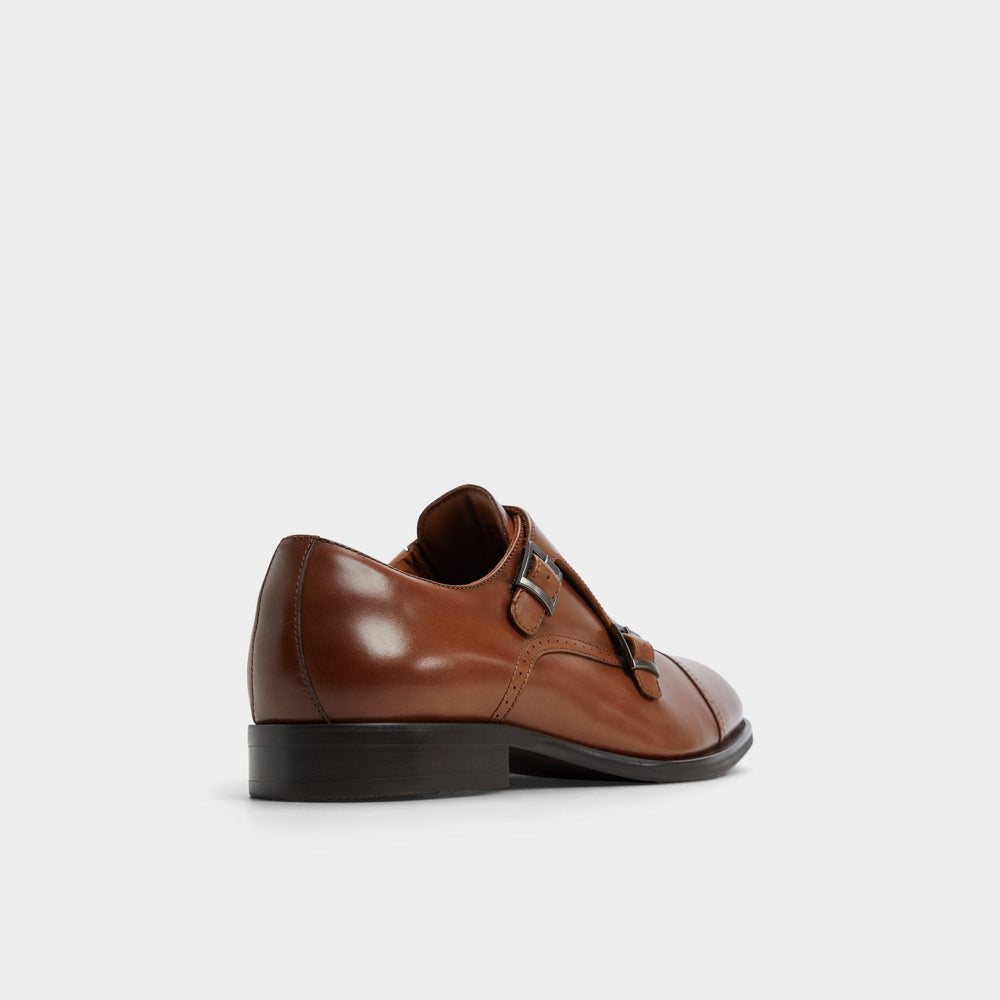 Aldo Zelasien in Cognac - Monkstrap loafer Cognac