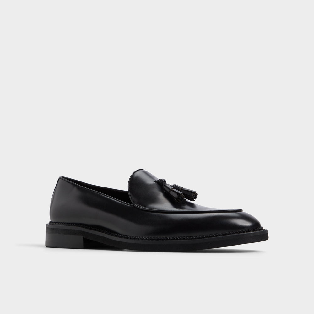 Aldo Portos Black Men's Dress Shoes - Loafer Black